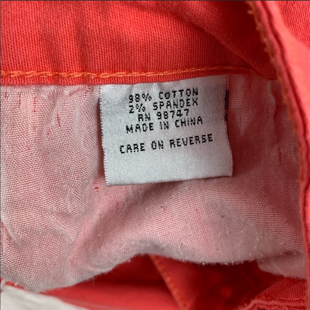 CPW PREMIUM JEANS Skinny Jeans Coral Pants Size 10 - Picture 5 of 5